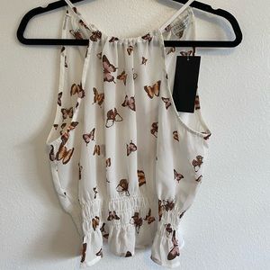 NWT Butterfly blouse